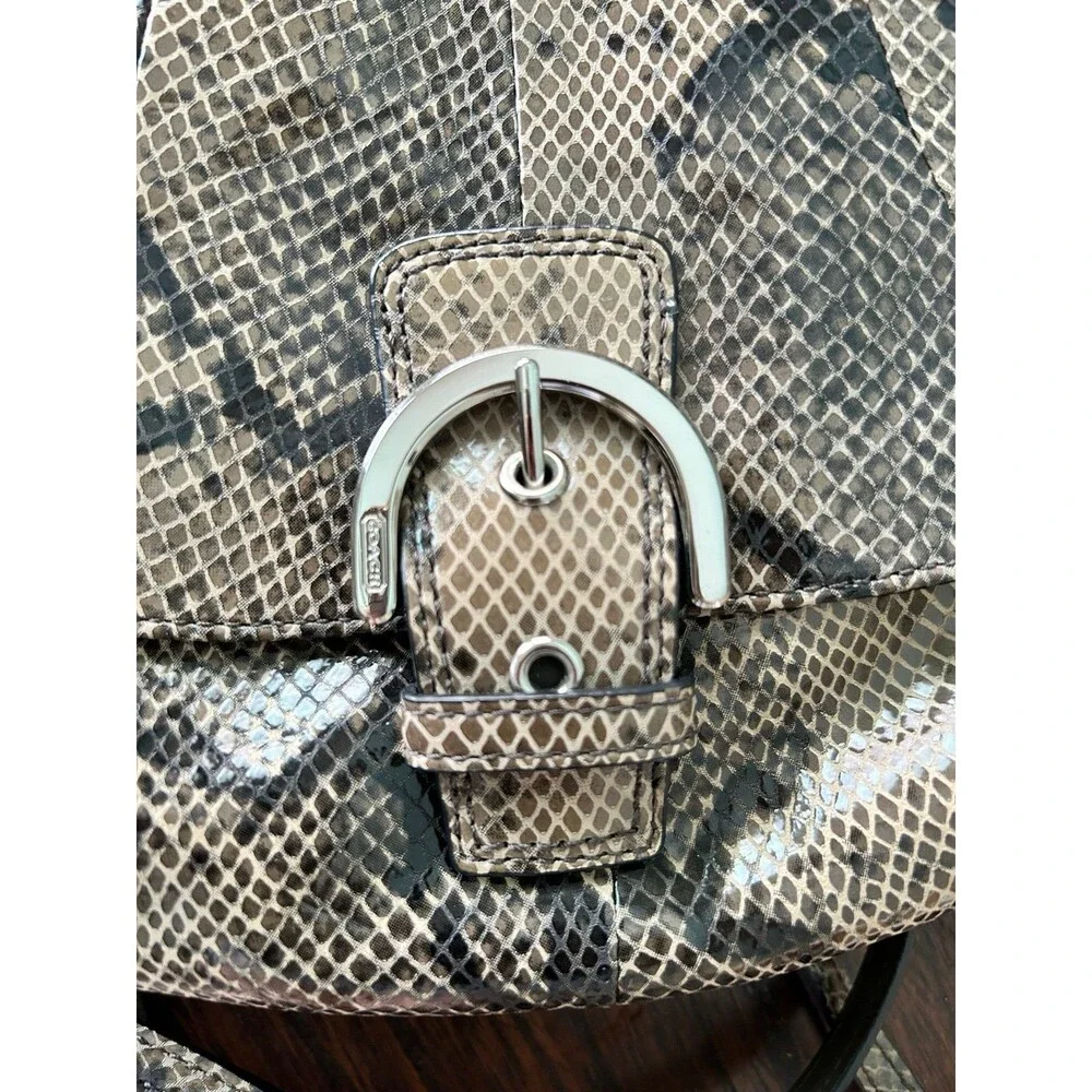 Coach SoHo mini snakeskin bag